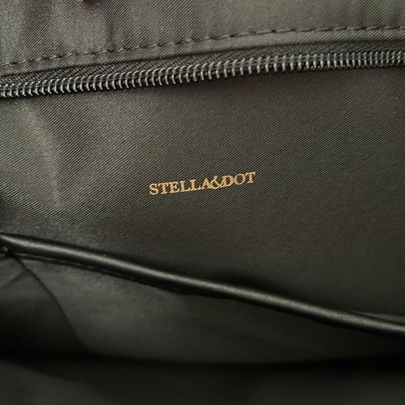 Stella & Dot Straw & Raffia Tote & Matching Pouch NWOT - Picture 10 of 12